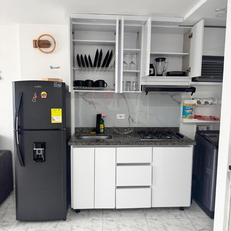 Moderno estudio en Armenia con wifi, la mejor ubicación - Apartamento de 1 dormitorio - 4