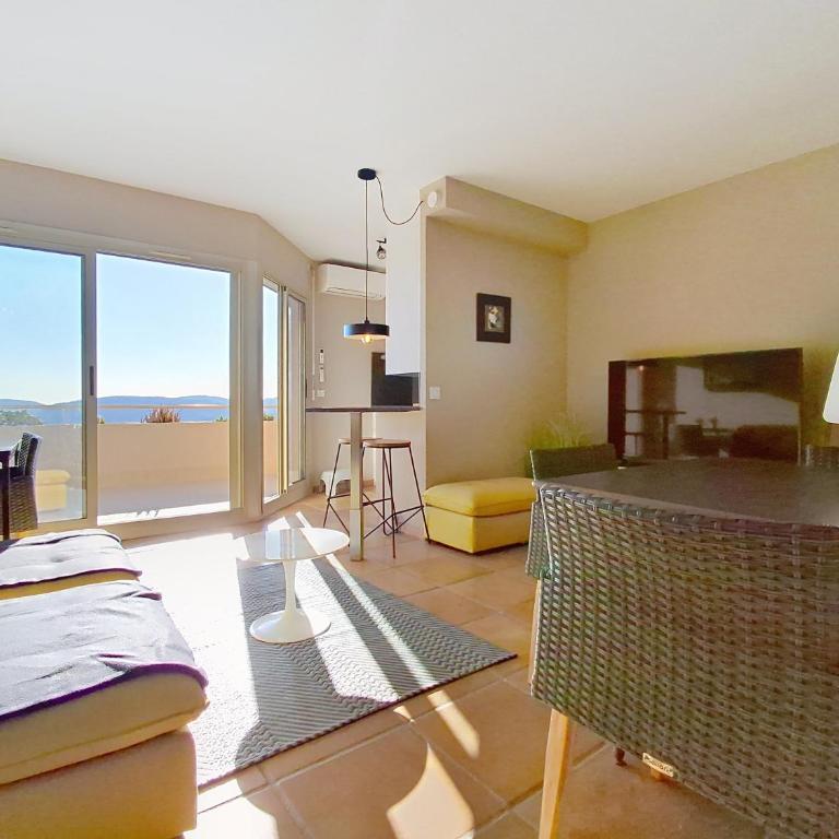Vue mer spectaculaire, 2P climatisé, Domaine du Grand Duc - Appartement 1 Chambre - 9