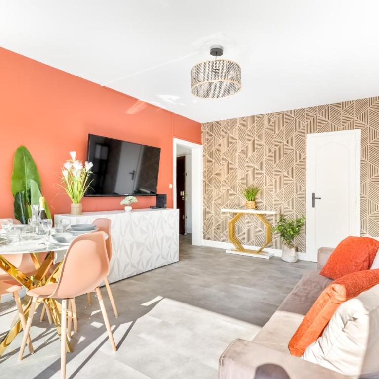 BnGo l Le Spacieux Cocon PartDieu l parking, balcon, 4p - One-Bedroom Apartment - 10