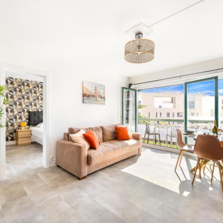 BnGo l Le Spacieux Cocon PartDieu l parking, balcon, 4p - One-Bedroom Apartment - 11
