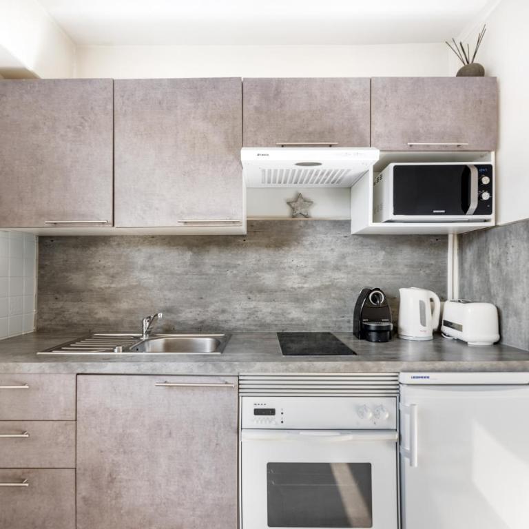 BnGo l Le Spacieux Cocon PartDieu l parking, balcon, 4p - One-Bedroom Apartment - 7