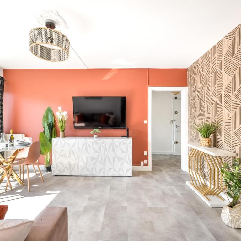 BnGo l Le Spacieux Cocon PartDieu l parking, balcon, 4p - One-Bedroom Apartment - 13