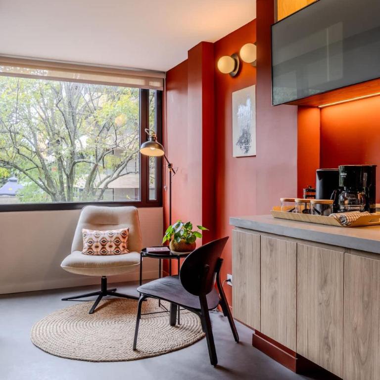 NOK 1BR Loft with Private stylish Balcony - Apartamento - 8