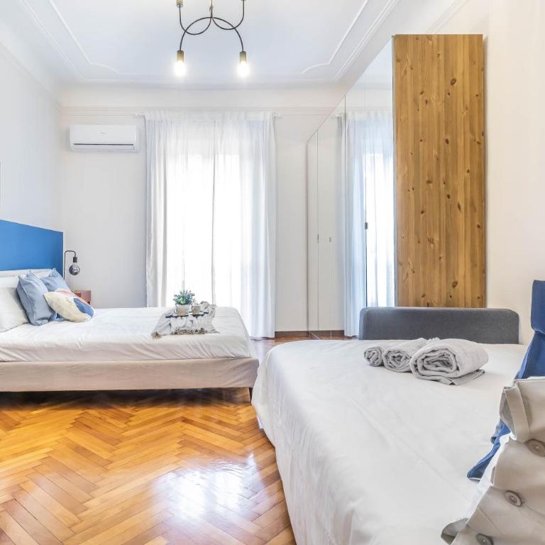 Elegant City Center Flat 5 Guests - M1 Metro - Fast Wi-Fi - AC & Balcony - Appartamento con 1 Camera da Letto - 5