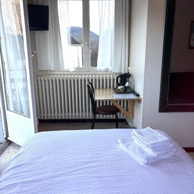 Les Loges du Vercors - Chambre Double avec Salle de Bains Privative - 3