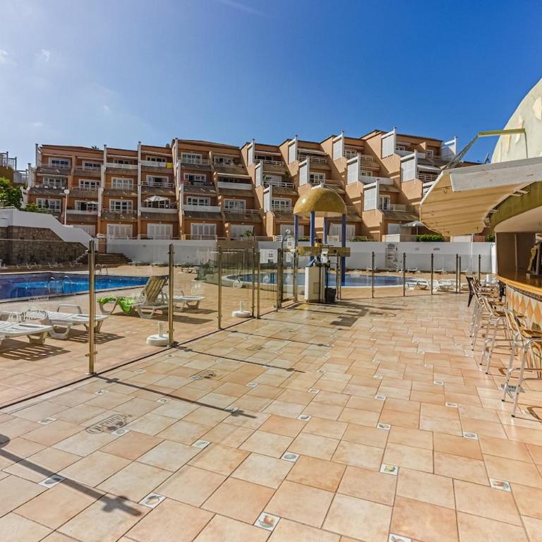 Cozy 1BR Near Beach Orlando Complex Costa Adeje - Apartamento de 1 dormitorio con balcón y vistas a la montaña - 8