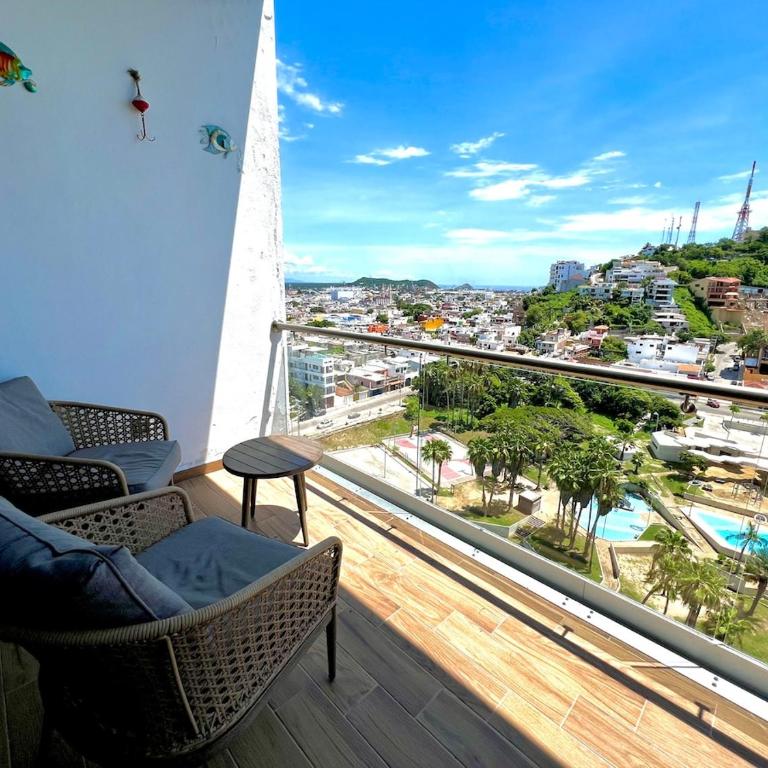 Boca de Cielo 1003 Olas Altas Vista al Mar - Two-Bedroom Apartment with Balcony and Sea View - 7