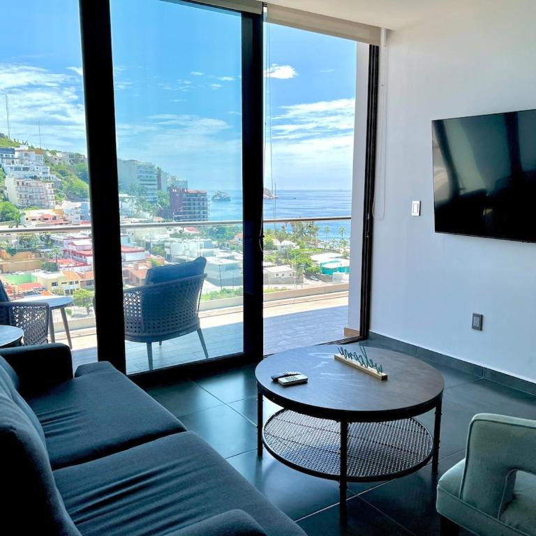 Boca de Cielo 1003 Olas Altas Vista al Mar - Two-Bedroom Apartment with Balcony and Sea View - 9