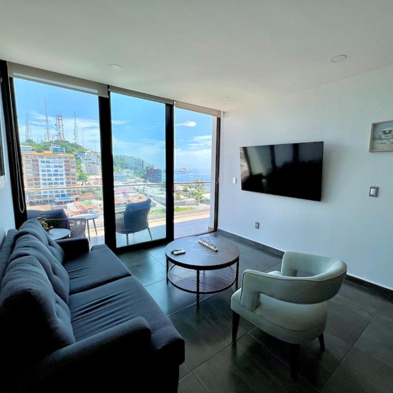 Boca de Cielo 1003 Olas Altas Vista al Mar - Two-Bedroom Apartment with Balcony and Sea View - 1