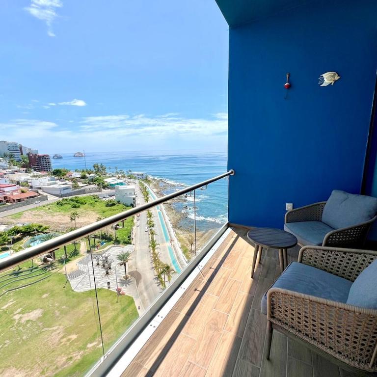 Boca de Cielo 1003 Olas Altas Vista al Mar - Two-Bedroom Apartment with Balcony and Sea View - 6