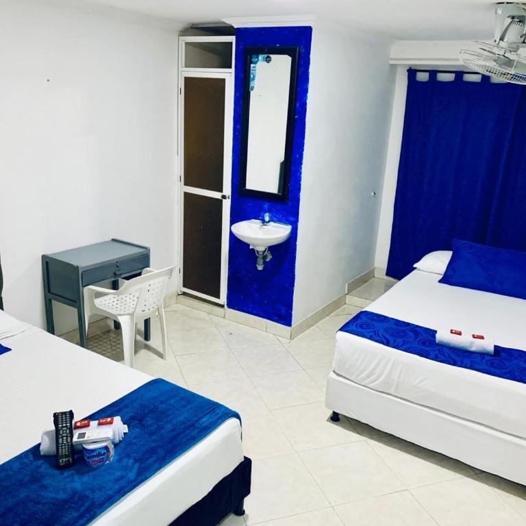 Hotel Viajero Del Mar - Habitación Doble - 2 camas - 3