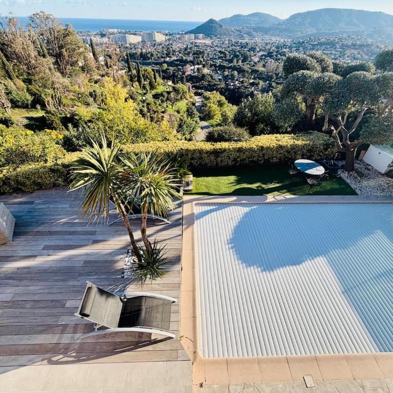 Villa les Amandines 110 m2 swimming pool, sea view air conditioning - Three-Bedroom Villa - 13