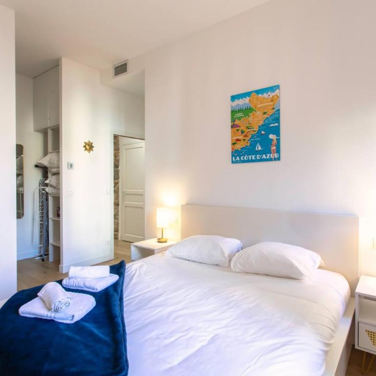 #17 Staywizus -Suite Gioffredo 3 BDR AC - 5mins Vieux Nice Port - Appartement - 21
