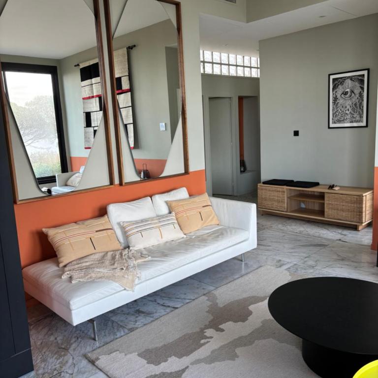 Le village et la mer, élégance et panorama avec parking privé - Apartment mit 2 Schlafzimmern, einem Balkon und Meerblick - 5