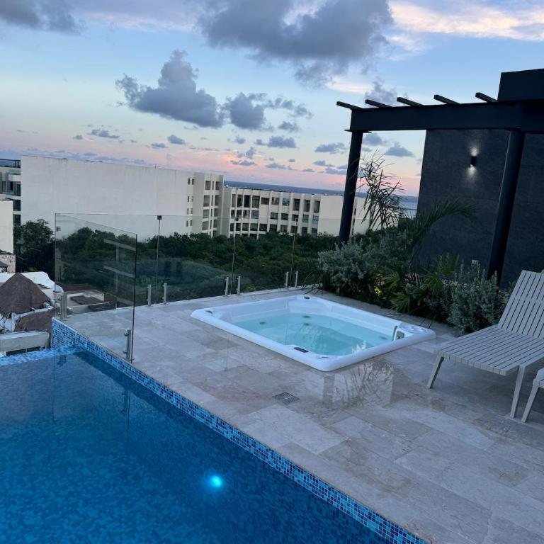 Hermoso PH en la mejor ubicación de playa del carmen - Apartamento de 1 dormitorio - 78