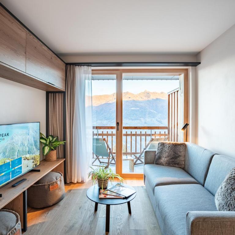 SWISSPEAK Resorts by Pierre & Vacances Premium Thyon - Ferienwohnung mit 1 Schlafzimmer und Terrasse oder Balkon (4 Personen) - 7