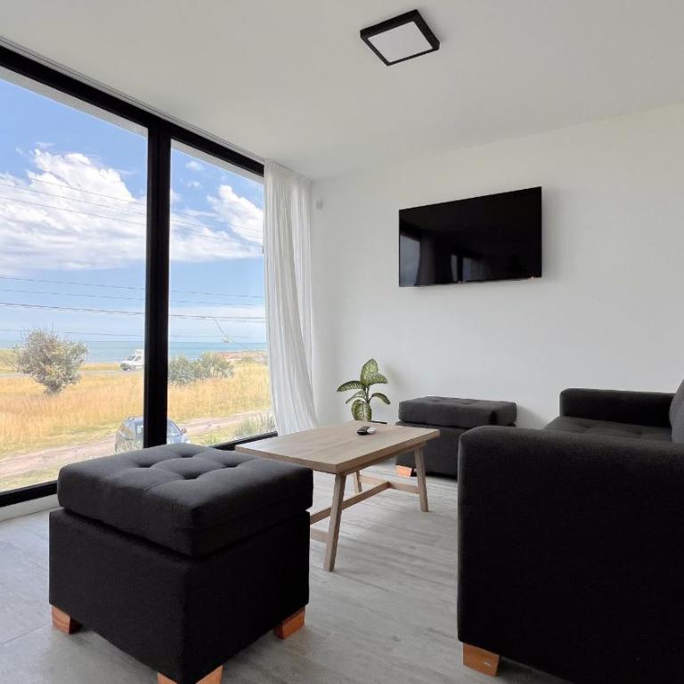 Marea Baja - Casa con vista al mar para 6 PAX con parrilla en Cruz del Sur, Chapadmalal - Hola Sur - Casa de 3 dormitorios - 6