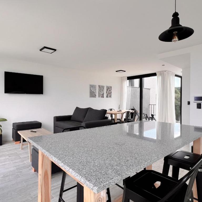 Marea Baja - Casa con vista al mar para 6 PAX con parrilla en Cruz del Sur, Chapadmalal - Hola Sur - Casa de 3 dormitorios - 13