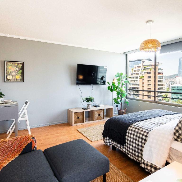 HOM ELITE I Terraza I Las Condes I Metro Alcántara - Studio - 2