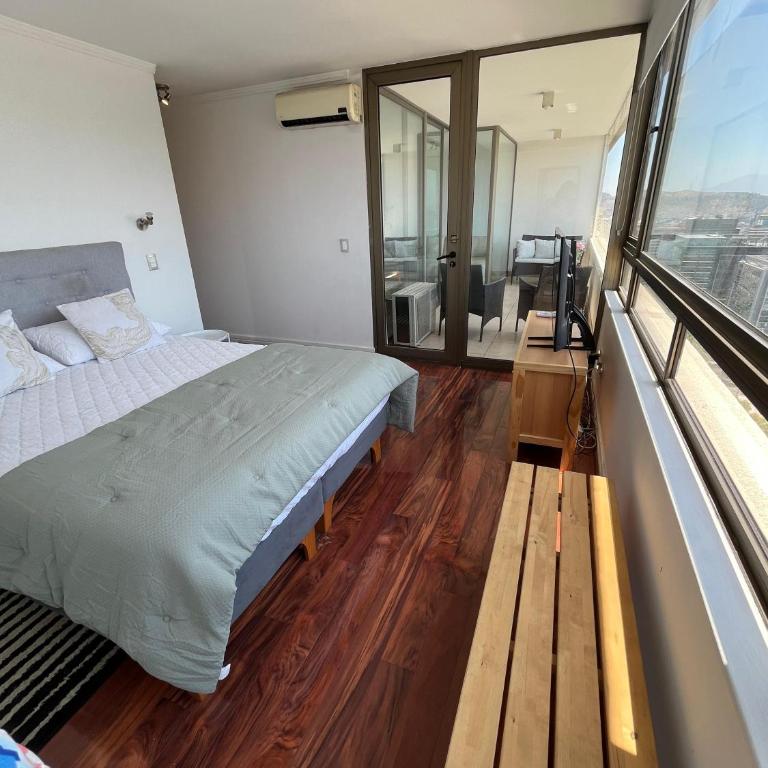 Departamento zona lujo Vitacura-Las Condes Kennedy - Two-Bedroom Apartment with Mountain View - 14