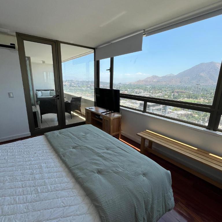 Departamento zona lujo Vitacura-Las Condes Kennedy - Two-Bedroom Apartment with Mountain View - 17