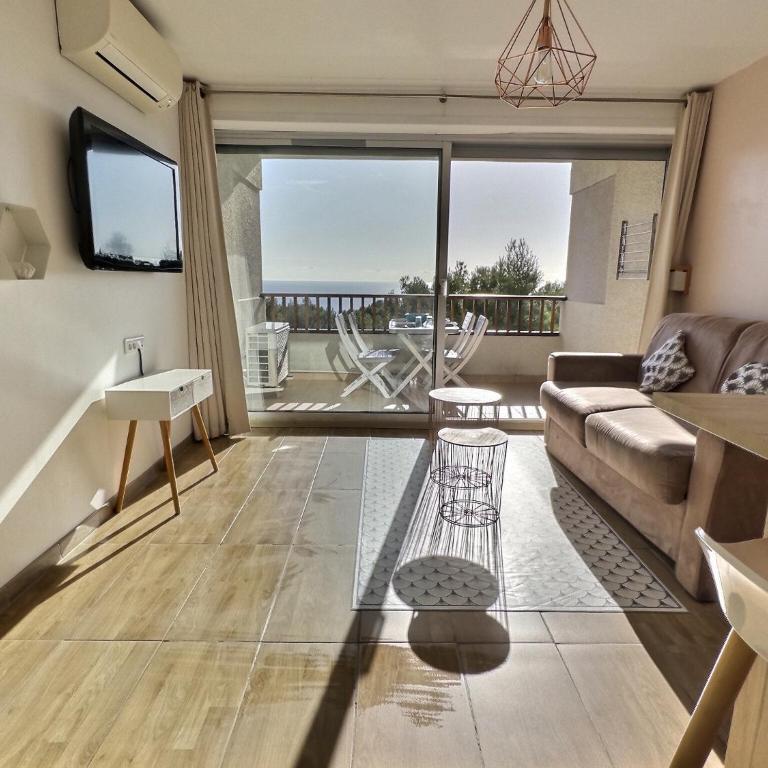 Le 44 aux terres marines -Vu mer-Clim-Piscine-Fibre-Parking - Studio - 5