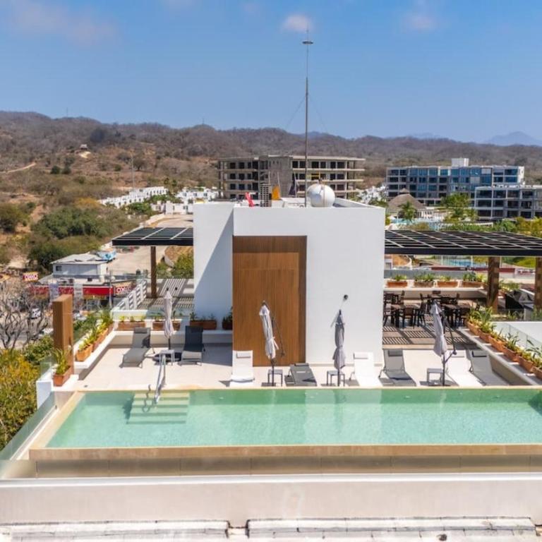 Infinity Pool with Ocean View at Bucerias - Apartamento - 21