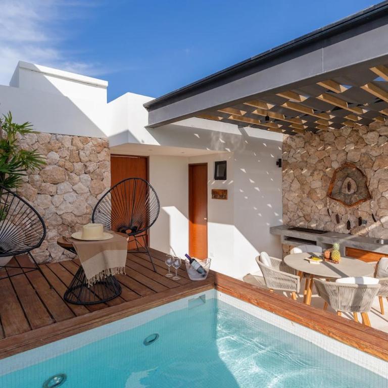 Ixchel Luxury PH Studio Priv Rooftop Pool 150 WiFi - Apartment - 6