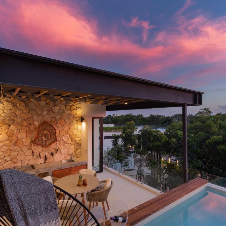 Ixchel Luxury PH Studio Priv Rooftop Pool 150 WiFi - Apartment - 15