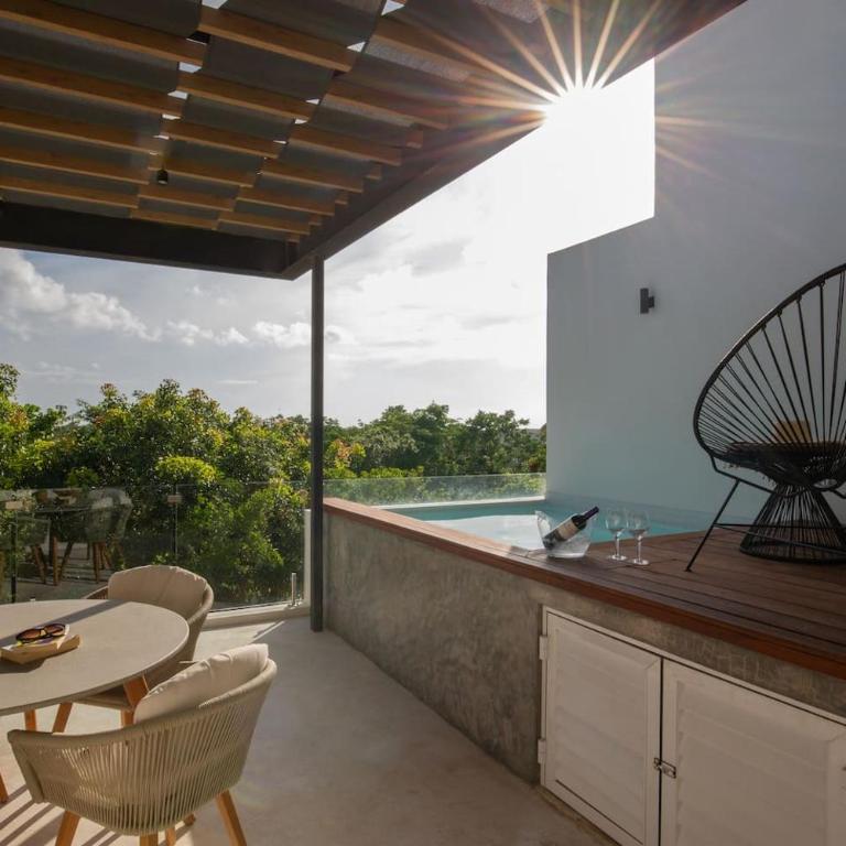 Ixchel Luxury PH Studio Priv Rooftop Pool 150 WiFi - Apartment - 7