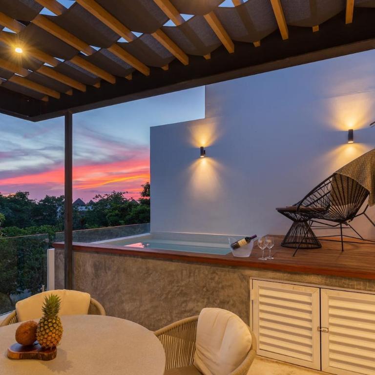 Ixchel Luxury PH Studio Priv Rooftop Pool 150 WiFi - Apartment - 17