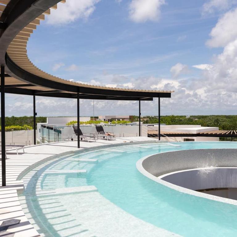 Ixchel Luxury PH Studio Priv Rooftop Pool 150 WiFi - Apartment - 11