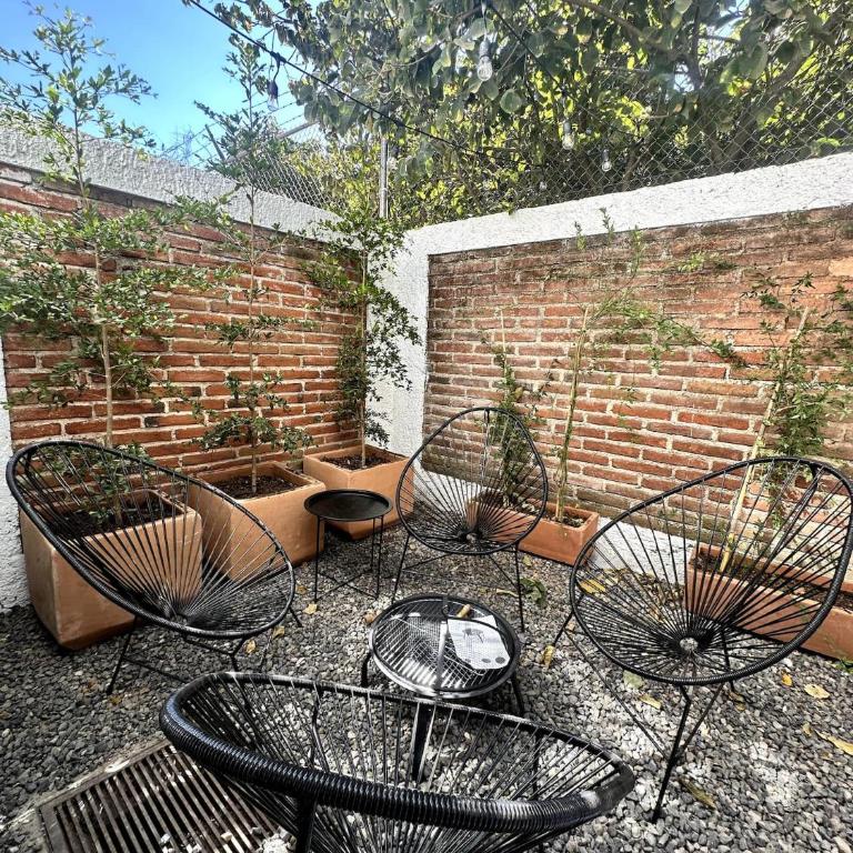 Mazamitla Villas Buenos Aires Lupita - Bungalow con patio - 22