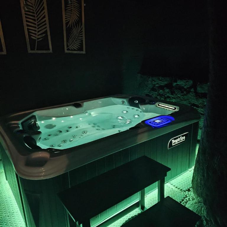 Studio-Valentine climatisée avec piscine chauffée & Spa 2 places - Apartment mit 1 Schlafzimmer - 33