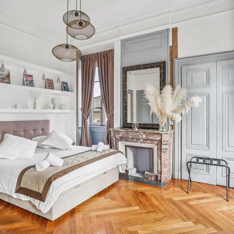 Appartement 100m2 d'élégance au sein d'un Château caché à 10min de Lyon - Appartement 3 Chambres Deluxe - 21