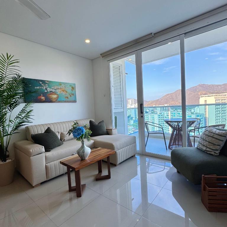 Apartamento frente al mar Estilo Resort - Apartamento de 2 dormitorios con balcón y vistas al mar - 16