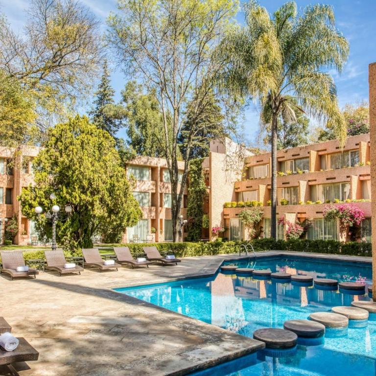 Marriott Puebla Hotel Meson del Angel - Executive Guest Room, 2 Double Beds with Lounge Access - 3