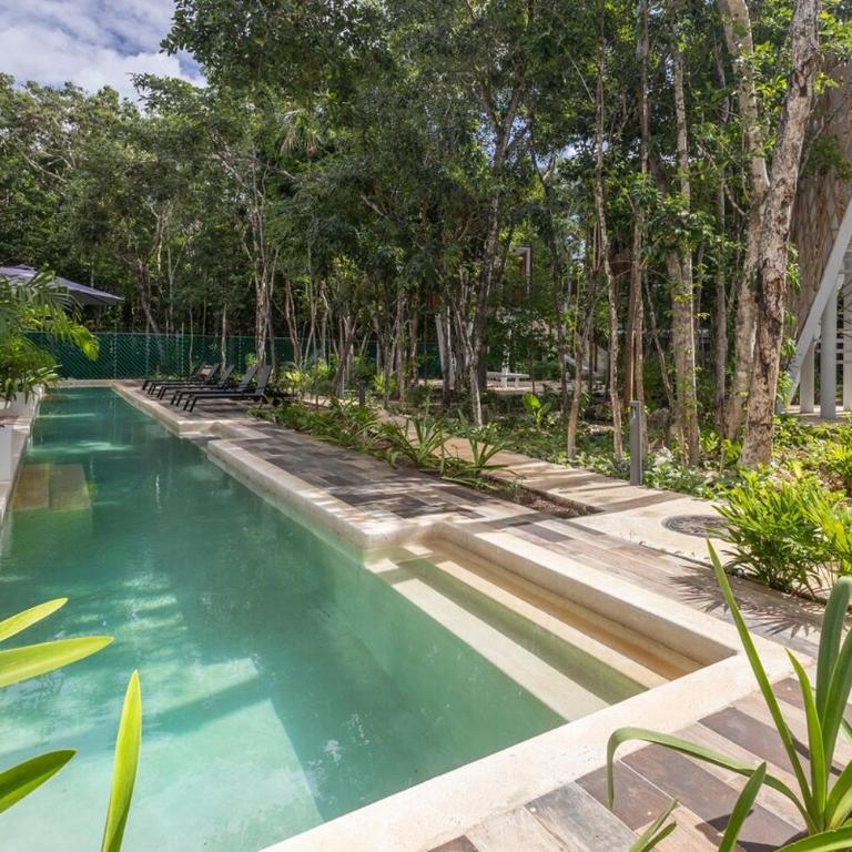 Penthouse 2BR in Tulum with Private Rooftop and Pool - Two-Bedroom Apartment with Balcony and Terrace - 30