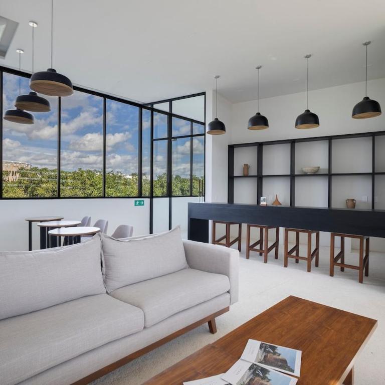 Penthouse 2BR in Tulum with Private Rooftop and Pool - Two-Bedroom Apartment with Balcony and Terrace - 35