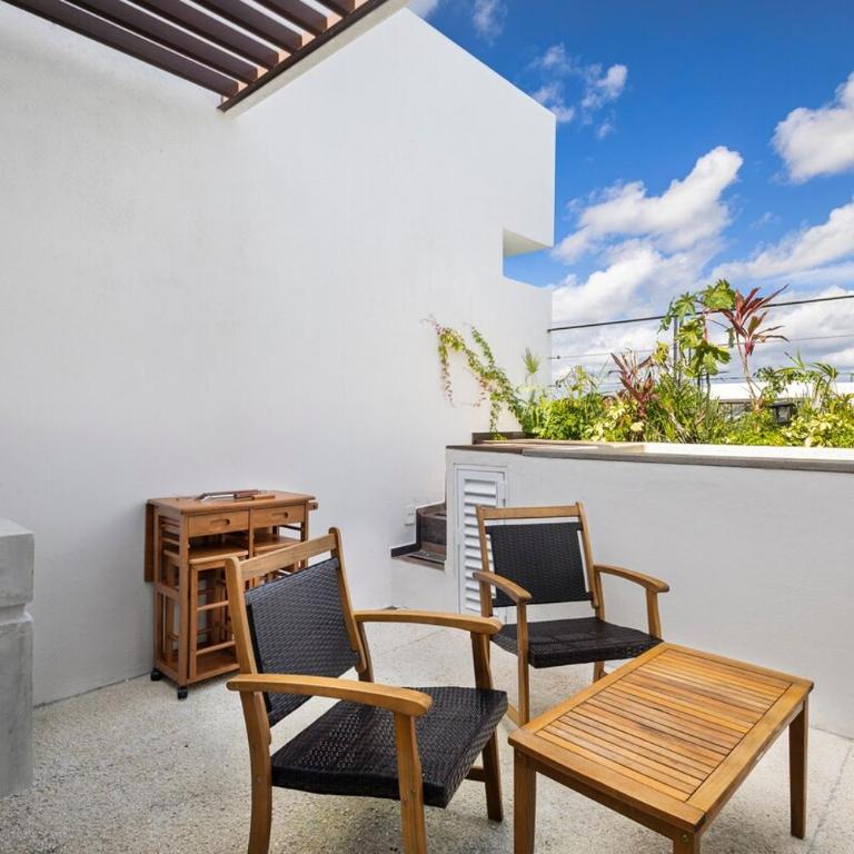 Penthouse 2BR in Tulum with Private Rooftop and Pool - Two-Bedroom Apartment with Balcony and Terrace - 22
