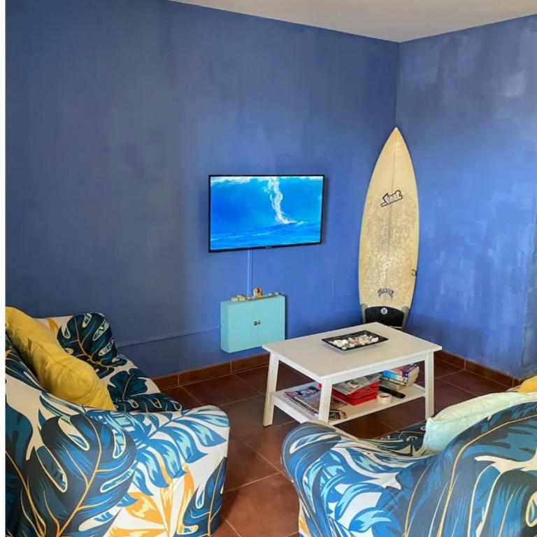 Blue Wave House Corralejo - Habitación Doble con baño compartido - 2 camas - 8