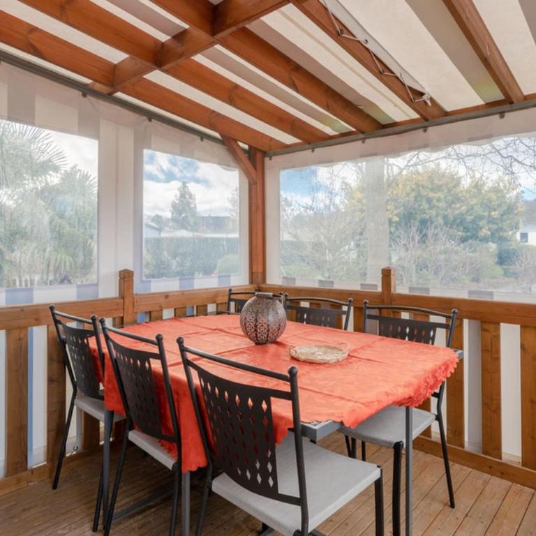 Bois d'amour - Piscine - Terrasse - Mobilheim - 14