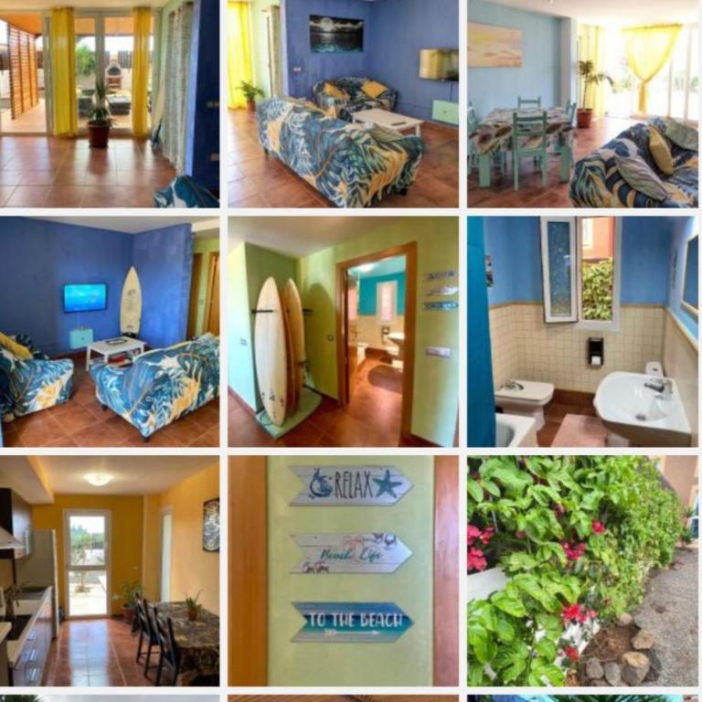 Blue Wave House Corralejo - Habitación Doble con baño compartido - 2 camas - 4