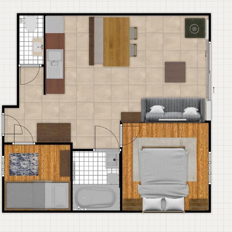 Le Chamois des Alpages de Reberty ski au pied - Appartamento con 2 Camere da Letto - 16