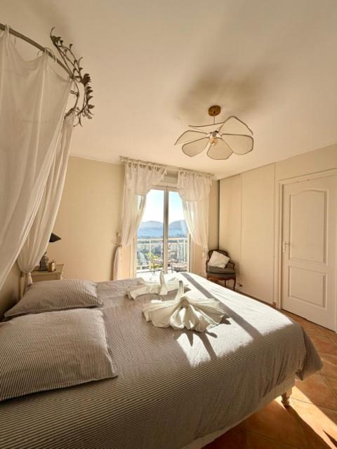 Villa les Amandines 110 m2 swimming pool, sea view air conditioning - Three-Bedroom Villa - 60