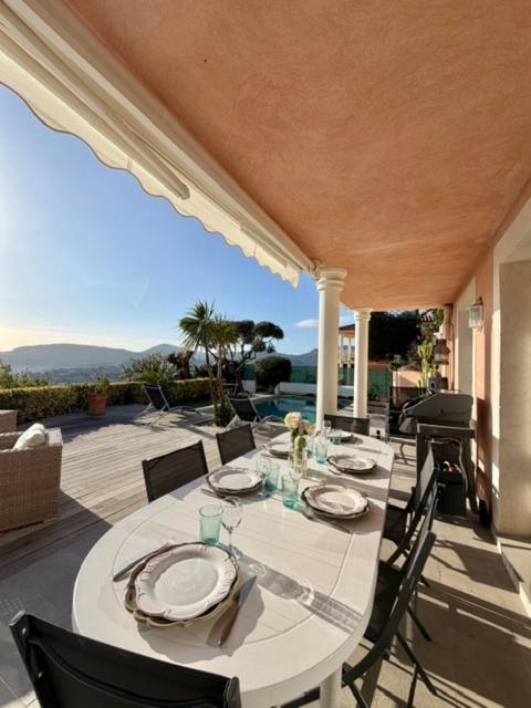 Villa les Amandines 110 m2 swimming pool, sea view air conditioning - Three-Bedroom Villa - 70