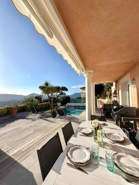 Villa les Amandines 110 m2 swimming pool, sea view air conditioning - Three-Bedroom Villa - 68