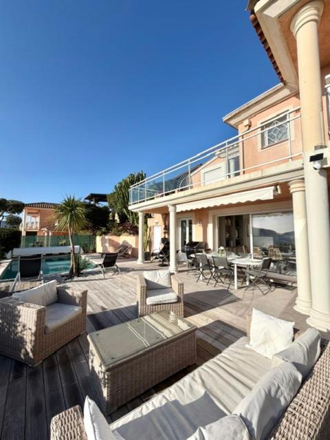 Villa les Amandines 110 m2 swimming pool, sea view air conditioning - Three-Bedroom Villa - 80