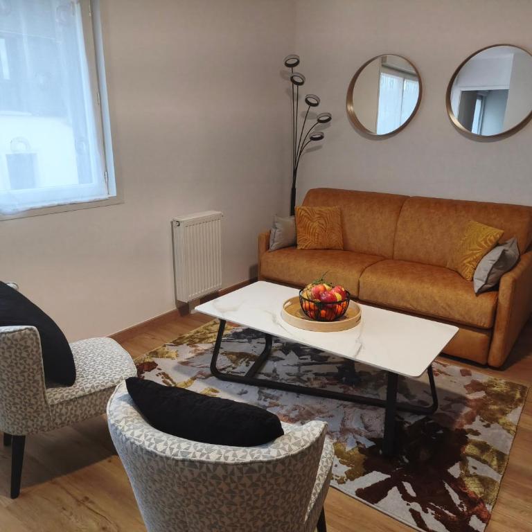 Rue Verte Proche Gare et Rouen Centre - Linge & Ménage Inclus - One-Bedroom Apartment - 28