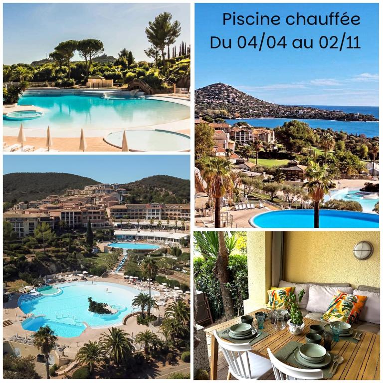 Cap Estérel FH Appartement avec jardin clos privatif -Vue mer -Piscine chauffée 04 avril &01 novembre - Saint Raphaël - Appartement 1 Chambre avec Jardin - 13